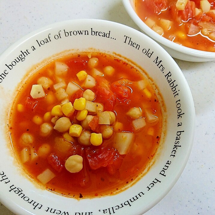 ひよこ豆スープ